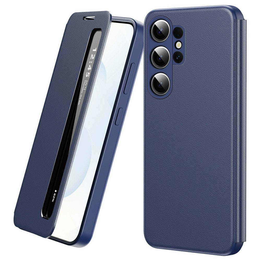 For Samsung Galaxy S26 Ultra Case Smart View Window Leather Phone Cover