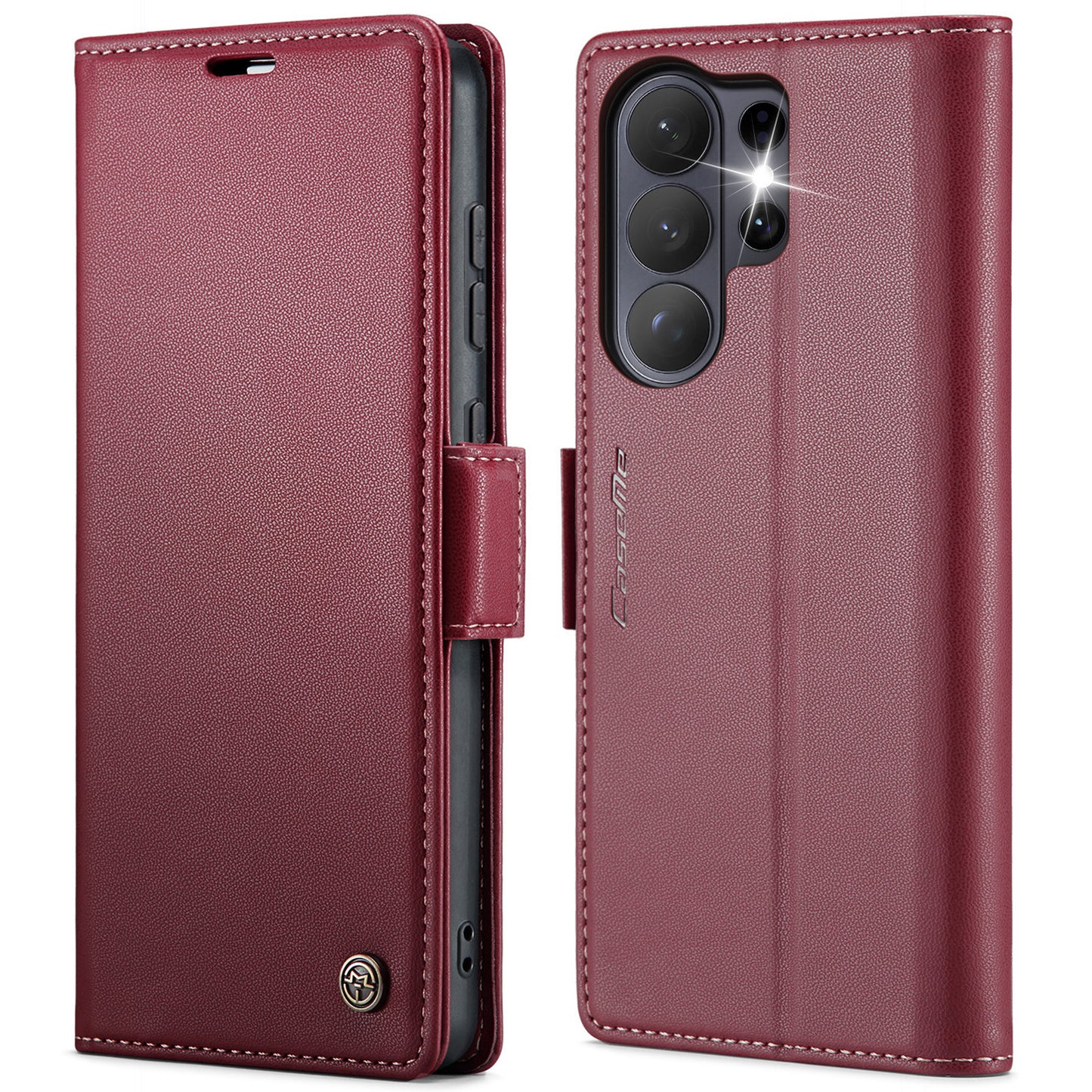 CASEME For Samsung Galaxy S26 Ultra Case  023 Series RFID Blocking Glossy Stand Phone Cover