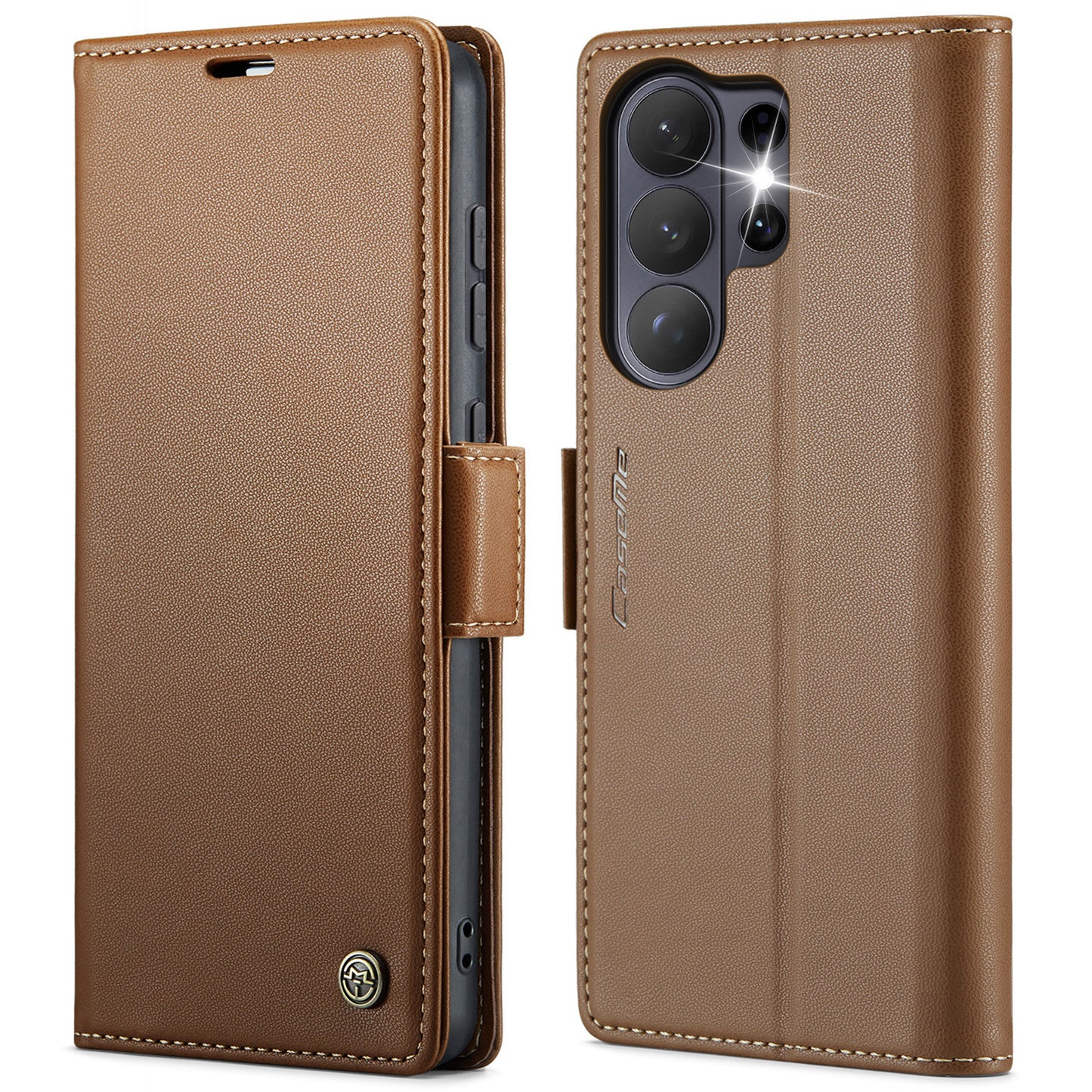CASEME For Samsung Galaxy S26 Ultra Case  023 Series RFID Blocking Glossy Stand Phone Cover