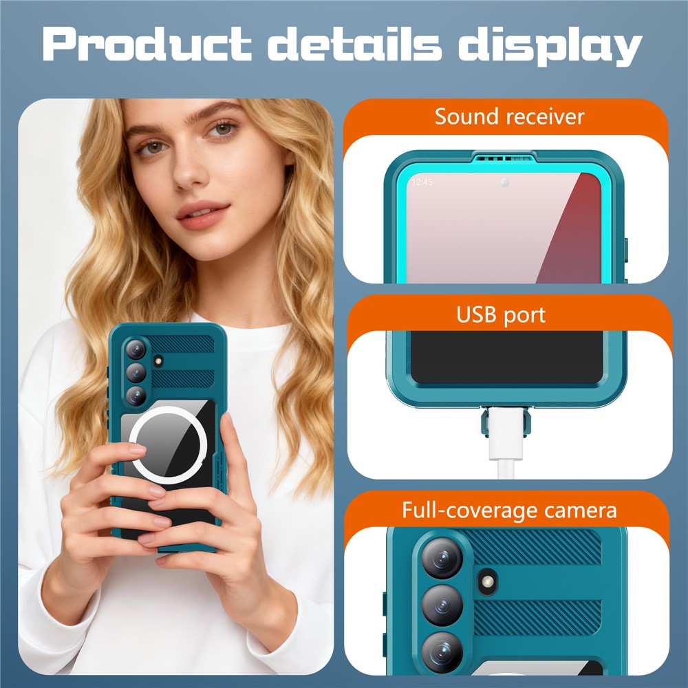 REDPEPPER Schutzhülle für Samsung Galaxy S26 | IP68 Wasserdicht & Magnetisch