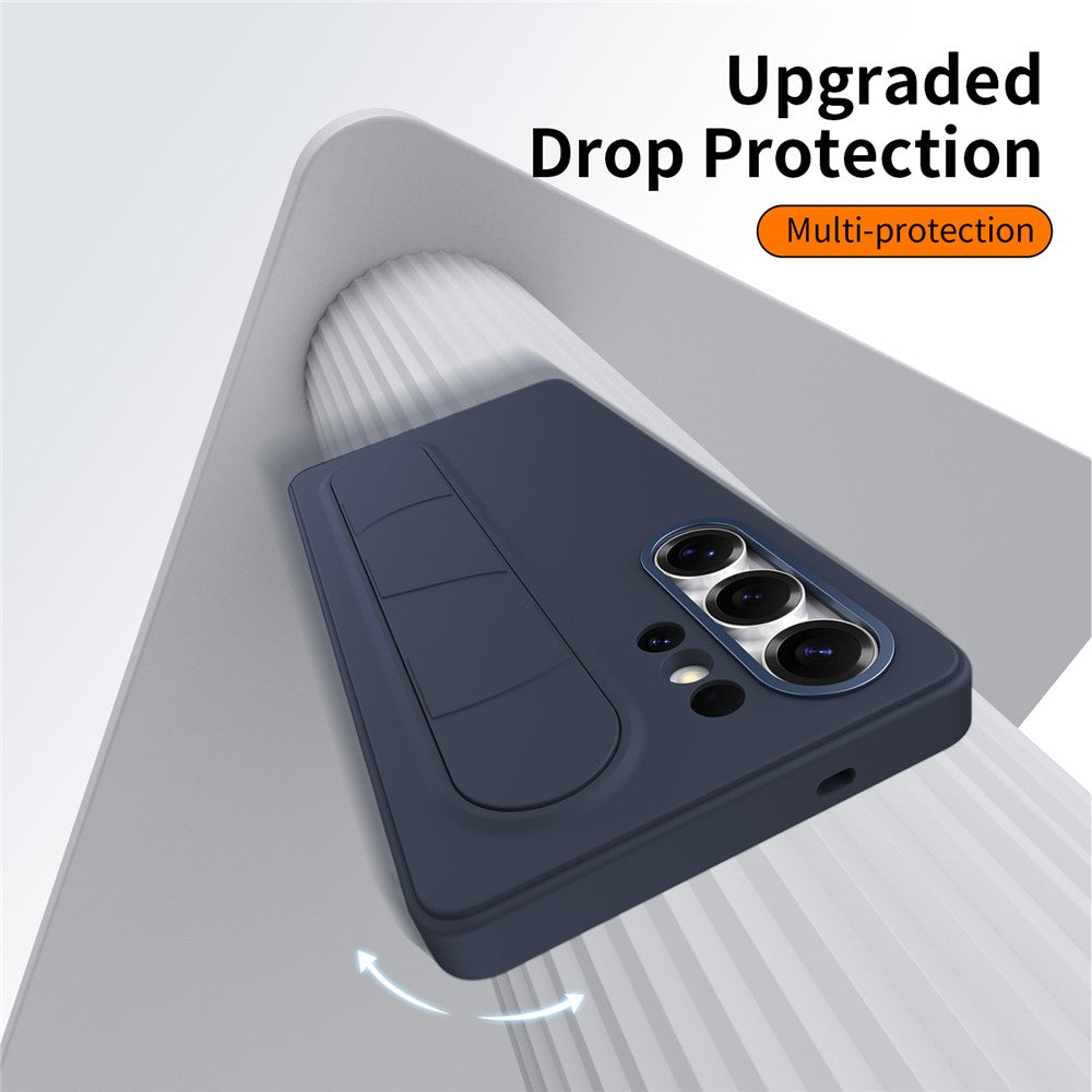 For Samsung Galaxy S26 Ultra Case Customizable Smart Key Control Wristband Kickstand PC + Silicone Phone Cover