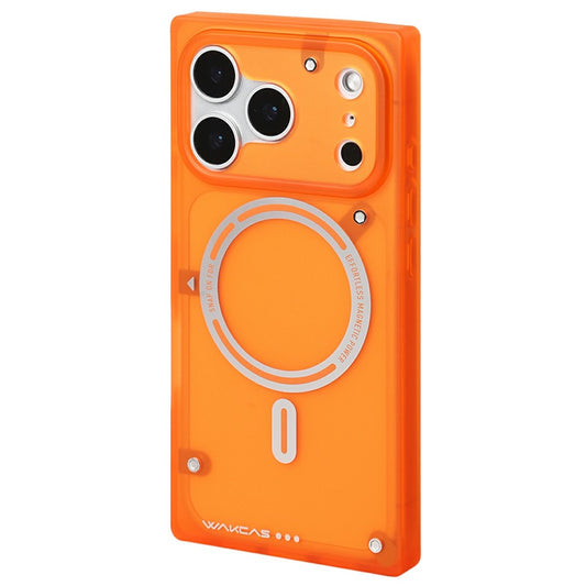WAKCAS Hülle für iPhone 17 Pro Max: Robuster Schrauben-Look, mattes TPU, MagSafe kompatibel
