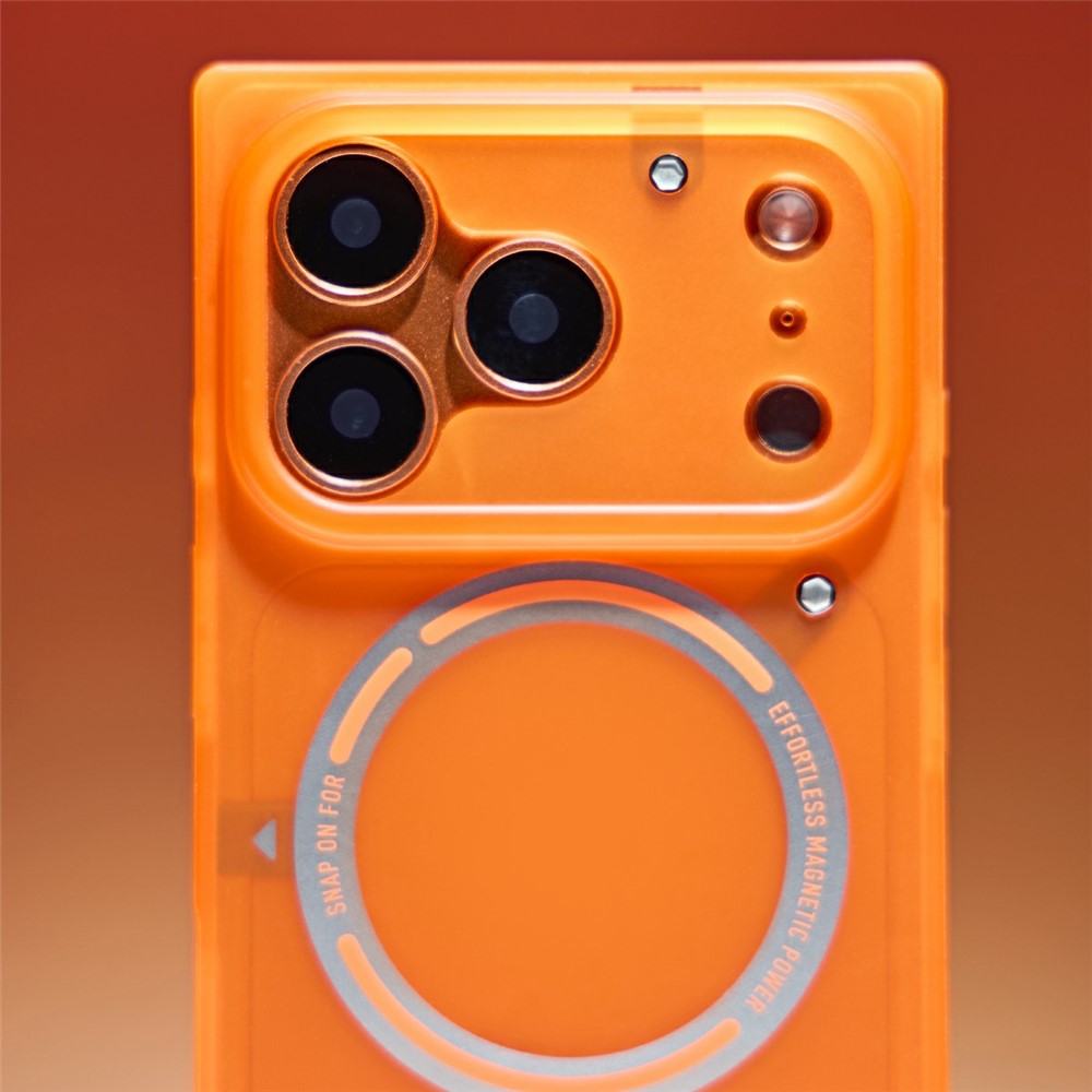 WAKCAS Hülle für iPhone 17 Pro Max: Robuster Schrauben-Look, mattes TPU, MagSafe kompatibel