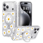 CASEKOO for iPhone 18 Pro / 17 Pro Magnetic Case Constellation Pattern Ring Kickstand Shockproof PC + TPU Phone Cover