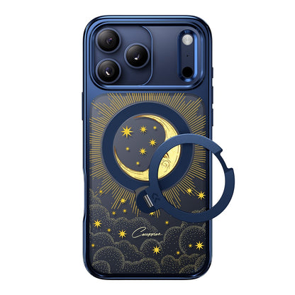 CASEKOO Tarot Series for iPhone 18 Pro Max / 17 Pro Max Magnetic Case UV 3D Printing PC + TPU Phone Cover with Ring Holder Kickstand