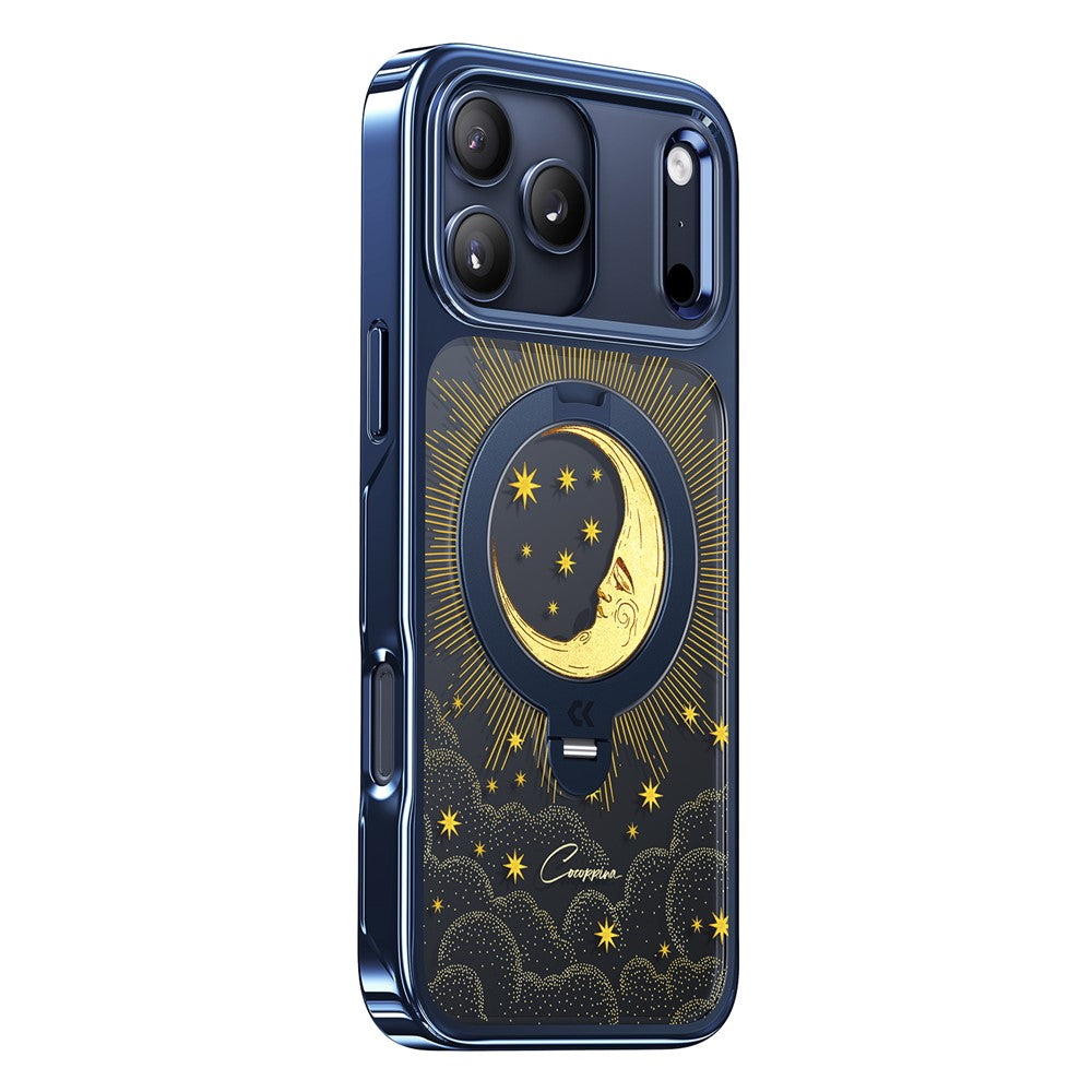 CASEKOO Tarot Series for iPhone 18 Pro / 17 Pro Magnetic Case UV 3D Printing PC + TPU Phone Cover with Ring Holder Kickstand