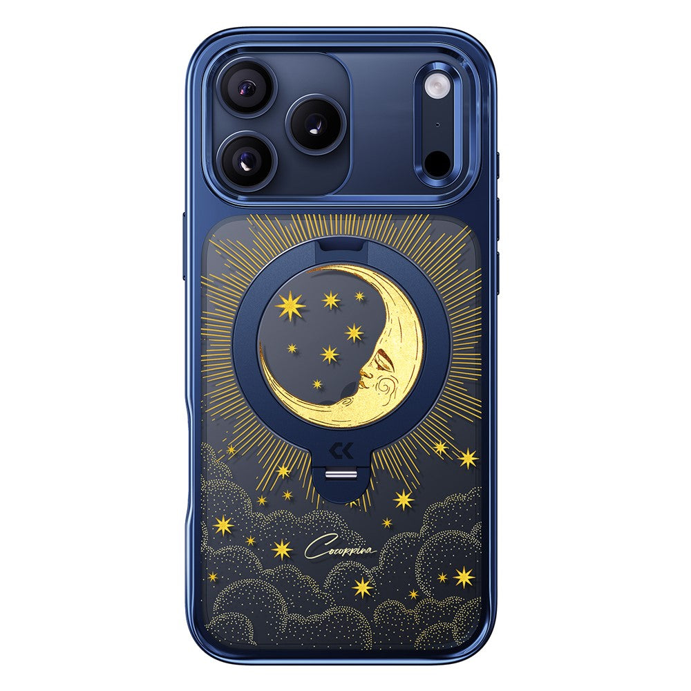 CASEKOO Tarot Series for iPhone 18 Pro / 17 Pro Magnetic Case UV 3D Printing PC + TPU Phone Cover with Ring Holder Kickstand