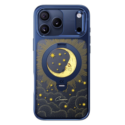 CASEKOO Tarot Series for iPhone 18 Pro / 17 Pro Magnetic Case UV 3D Printing PC + TPU Phone Cover with Ring Holder Kickstand