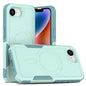 Magnetic Phone Case For iPhone 17e  /  16e Shockproof PC + TPU Cover with High-Alumina Tempered Glass Screen Protector