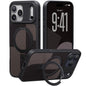 CASEKOO For iPhone 18 Pro Max / 17 Pro Max Case Compatible with MagSafe Geometric Texture PC + TPU Phone Cover with Ring Kickstand