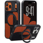 CASEKOO Geometry Series for iPhone 18 Pro / 17 Pro Magnetic Case UV Printing Ring Kickstand PC + TPU Shockproof Cover
