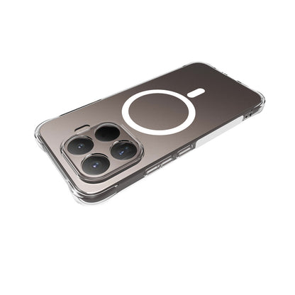 WANLONFENG for Xiaomi 17T Pro WL2 Series 2.0mm Magnetic Case Clear TPU Phone Back Cover with Screen Film