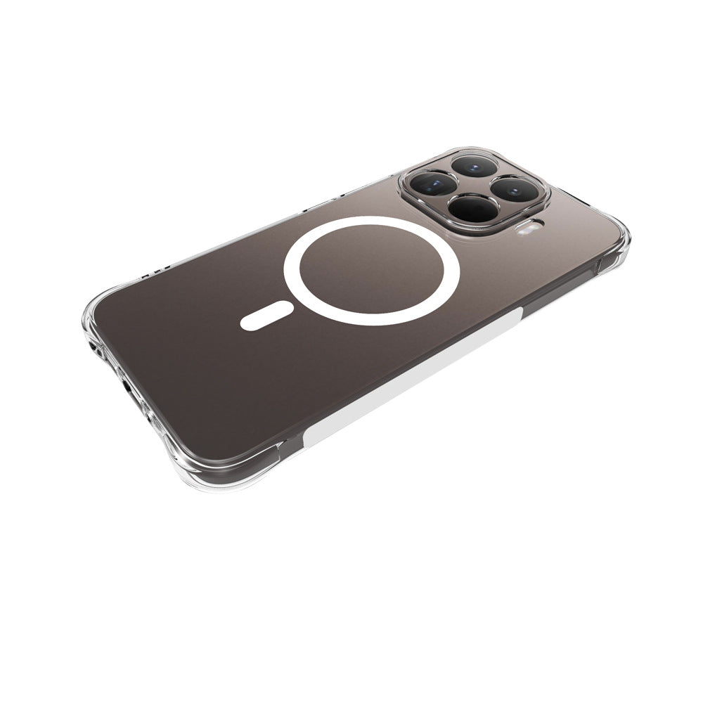 WANLONFENG for Xiaomi 17T Pro WL2 Series 2.0mm Magnetic Case Clear TPU Phone Back Cover with Screen Film