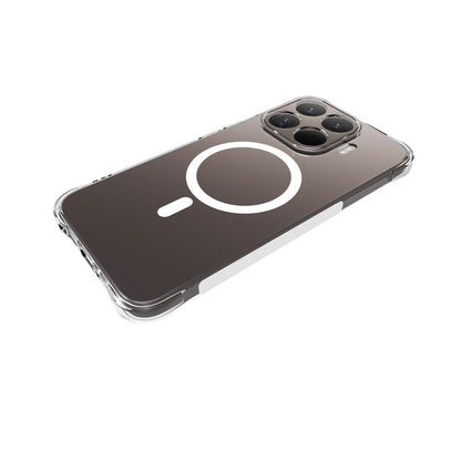 WANLONFENG for Xiaomi 17T Pro WL2 Series 2.0mm Magnetic Case Clear TPU Phone Back Cover with Screen Film
