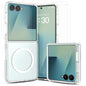 For Samsung Galaxy Z Flip8 TPU+PC Magnetic Case with 2Pcs Outer Screen Tempered Glass Film + 2Pcs Inner Screen Hydrogel Film
