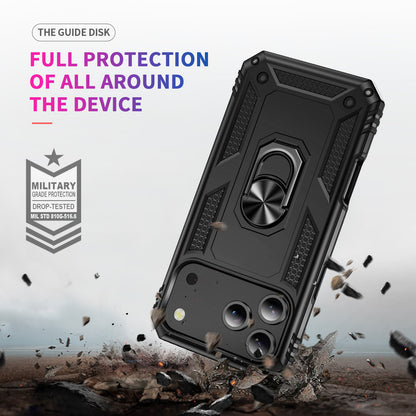 For iPhone 18 Pro / 17 Pro Case PC + TPU Phone Cover with Kickstand