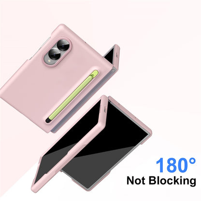 For Samsung Galaxy Z Fold8 Case Hard PC Phone Cover with Tempered Glass Film and Stylus