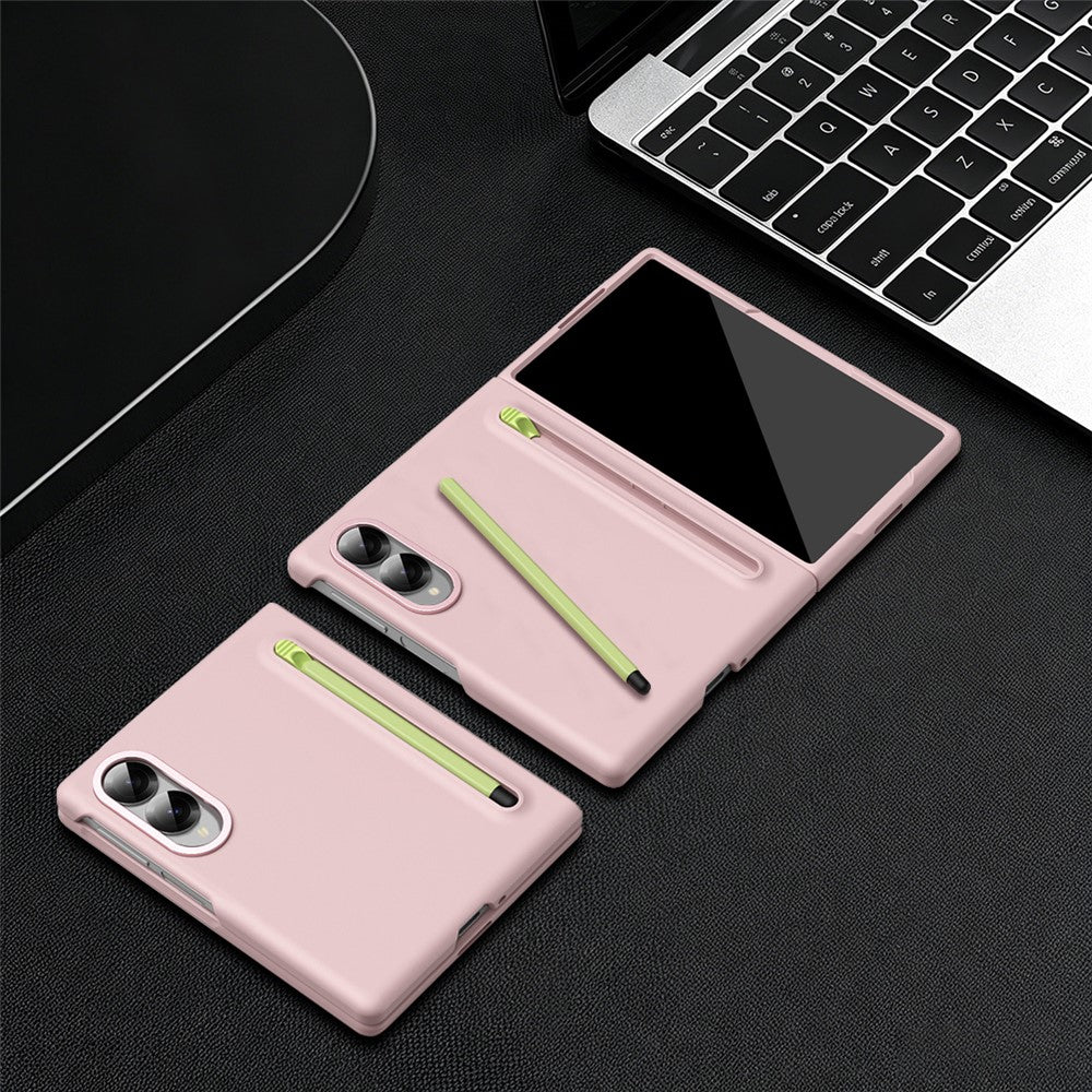 For Samsung Galaxy Z Fold8 Case Hard PC Phone Cover with Tempered Glass Film and Stylus