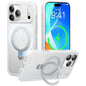 CASEKOO for iPhone 18 Pro Max / 17 Pro Max Case Magnetic Kickstand Translucent Matte PC + TPU Phone Cover Compatible with MagSafe