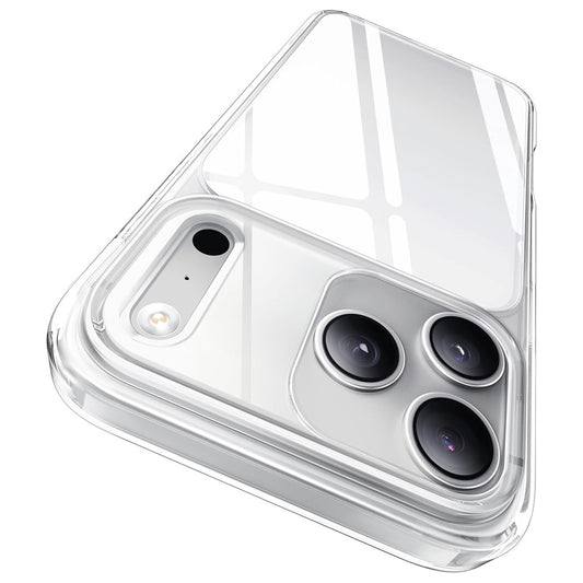 CASEKOO for iPhone 18 Pro / 17 Pro Case PC + TPU Clear Anti-Yellowing Phone Cover