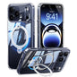 CASEKOO for iPhone 18 Pro Max / 17 Pro Max Magnetic Case Rotating Kickstand Clear PC + TPU Shockproof Back Cover