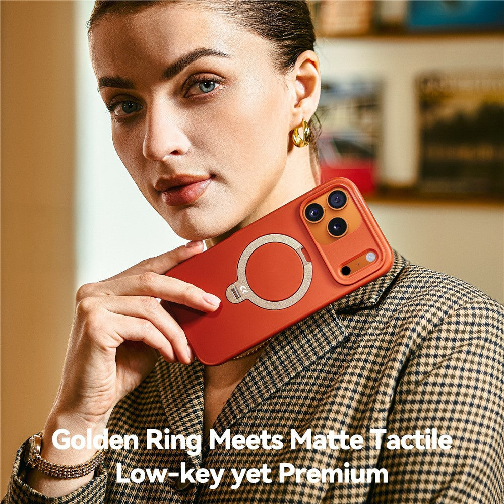 CASEKOO for iPhone 18 Pro / 17 Pro Case Magnetic Rotatable Kickstand PC + TPU Drop Protection Phone Cover