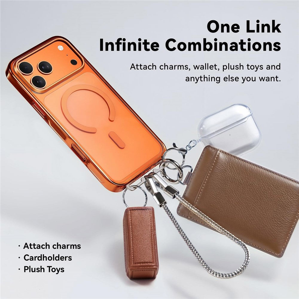 CASEKOO for iPhone 18 Pro Max / 17 Pro Max Magnetic Case Hidden Buckle PC + TPU Shockproof Protective Cover with Strap