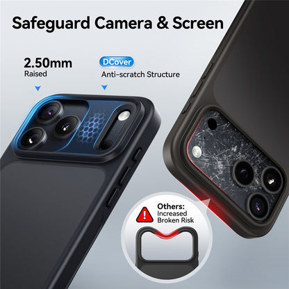 CASEKOO for iPhone 18 Pro Max / 17 Pro Max Case PC + TPU Matte Finish Anti-Fingerprint Phone Cover