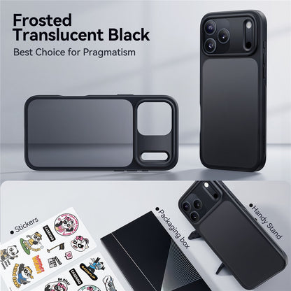 CASEKOO for iPhone 18 Pro / 17 Pro Case PC + TPU Matte Finish Anti-Fingerprint Phone Cover