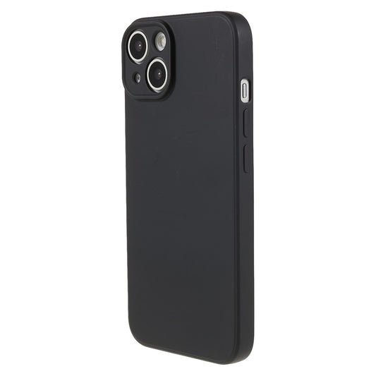 For iPhone 13 6.1 inch Soft TPU Camera Protection Phone Case Soft Fiber Lining Rubberized Cover