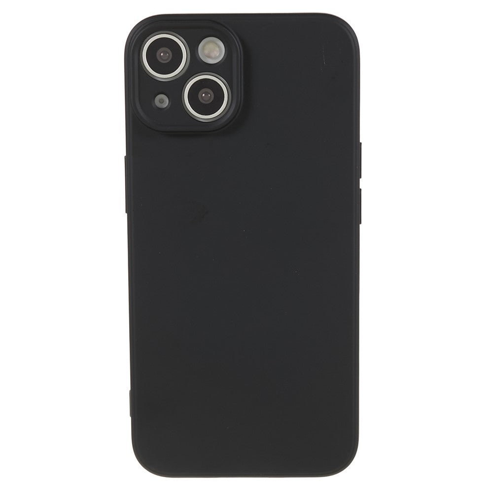 For iPhone 13 6.1 inch Soft TPU Camera Protection Phone Case Soft Fiber Lining Rubberized Cover
