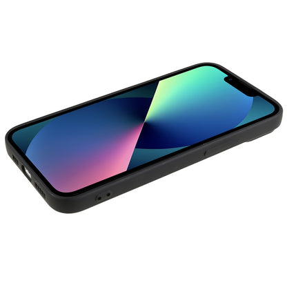 For iPhone 13 6.1 inch Soft TPU Camera Protection Phone Case Soft Fiber Lining Rubberized Cover