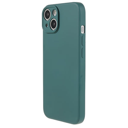 For iPhone 13 6.1 inch Soft TPU Camera Protection Phone Case Soft Fiber Lining Rubberized Cover