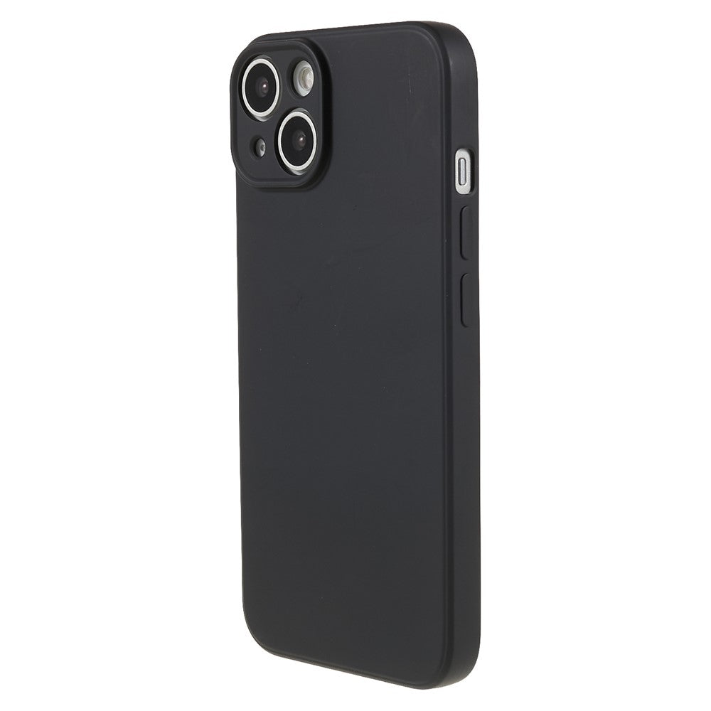 For iPhone 13 mini Rubberized TPU Case Fiber Lining Scratch Resistant Phone Cover