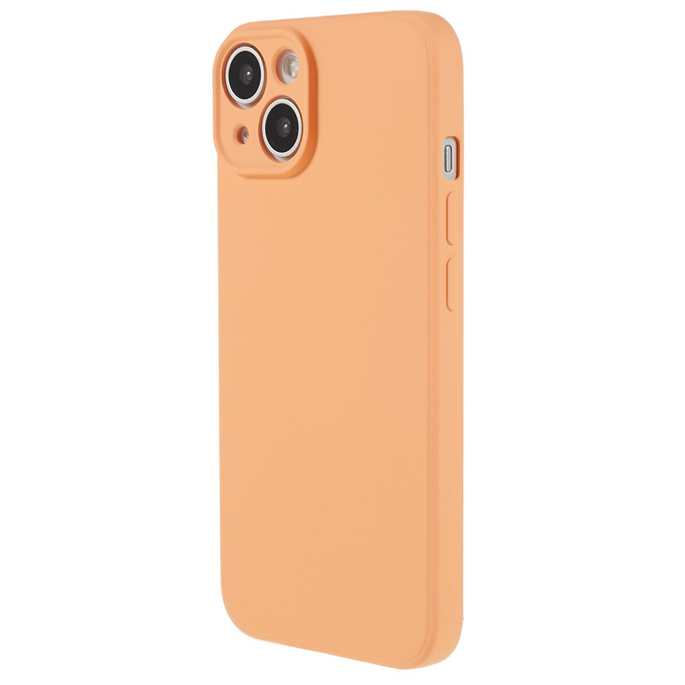 For iPhone 13 mini Rubberized TPU Case Fiber Lining Scratch Resistant Phone Cover