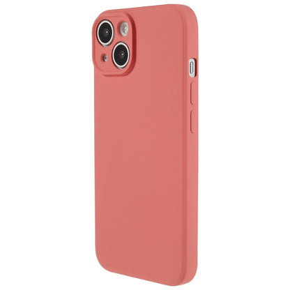 For iPhone 13 mini Rubberized TPU Case Fiber Lining Scratch Resistant Phone Cover