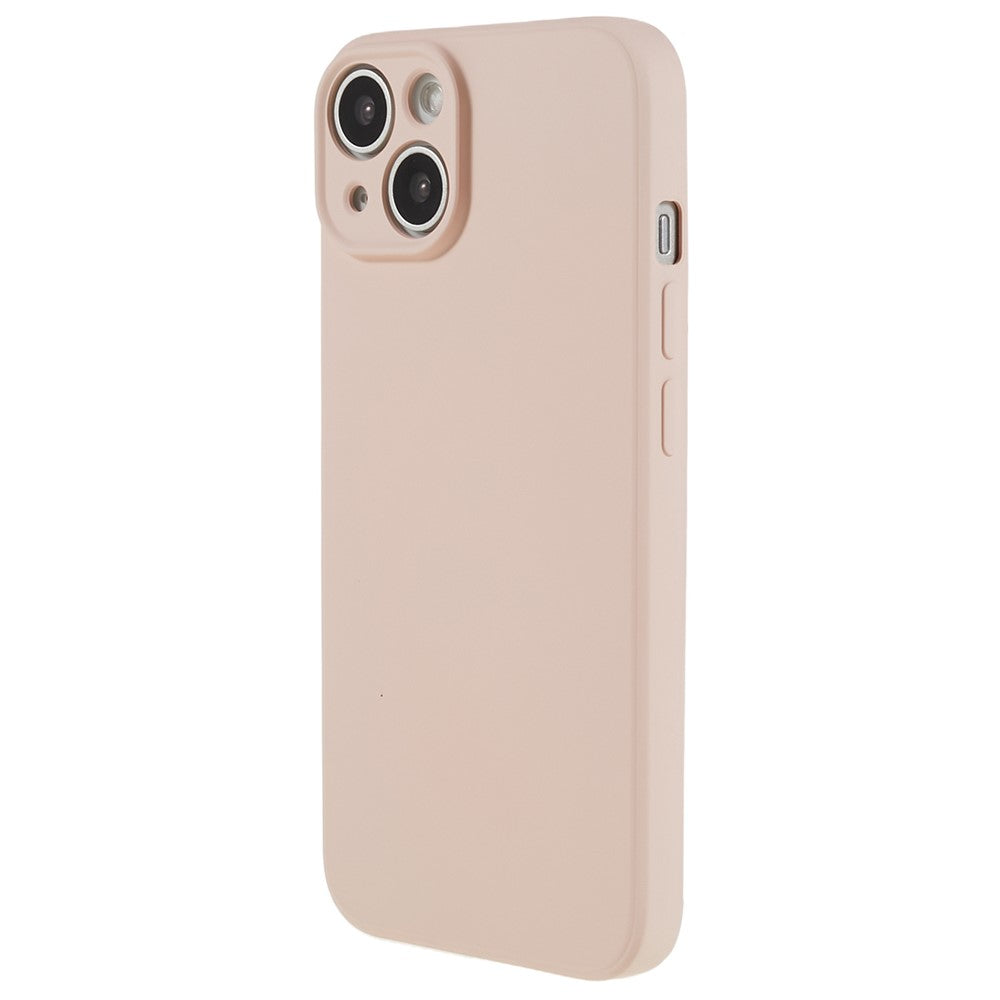 For iPhone 13 mini Rubberized TPU Case Fiber Lining Scratch Resistant Phone Cover