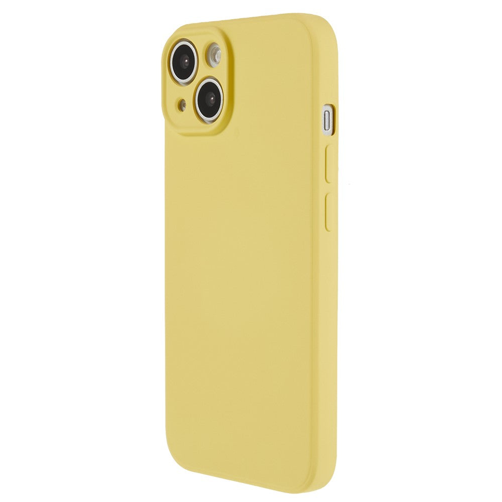 For iPhone 13 mini Rubberized TPU Case Fiber Lining Scratch Resistant Phone Cover