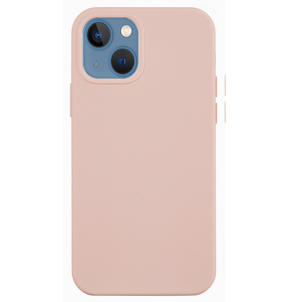 For iPhone 15 Flexible Liquid Silicone Phone Case Soft Lining Anti-drop Cover