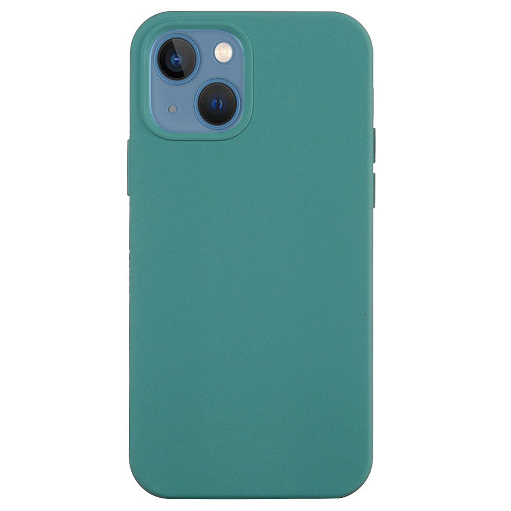 For iPhone 15 Flexible Liquid Silicone Phone Case Soft Lining Anti-drop Cover