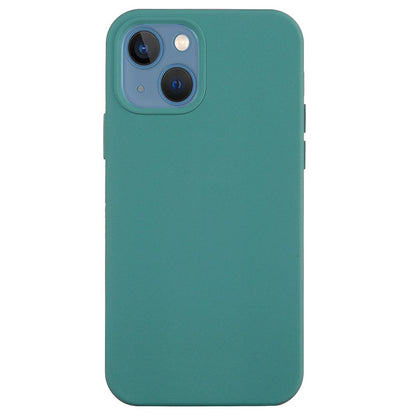 For iPhone 15 Flexible Liquid Silicone Phone Case Soft Lining Anti-drop Cover