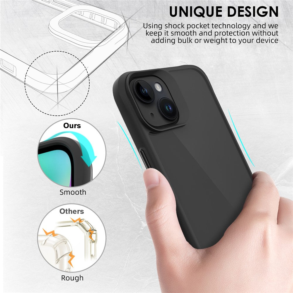 Combat X Mode Series for iPhone 15 Four Corner Shockproof Phone Case TPU + PC Back Cover