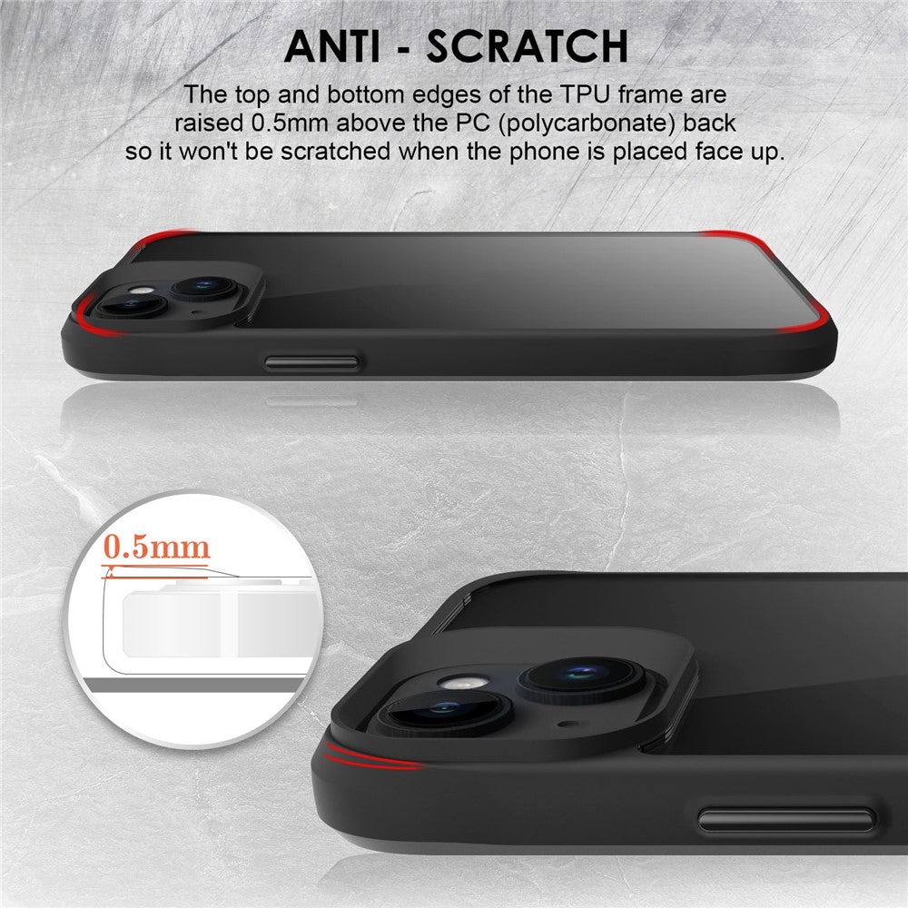 Combat X Mode Series for iPhone 15 Four Corner Shockproof Phone Case TPU + PC Back Cover