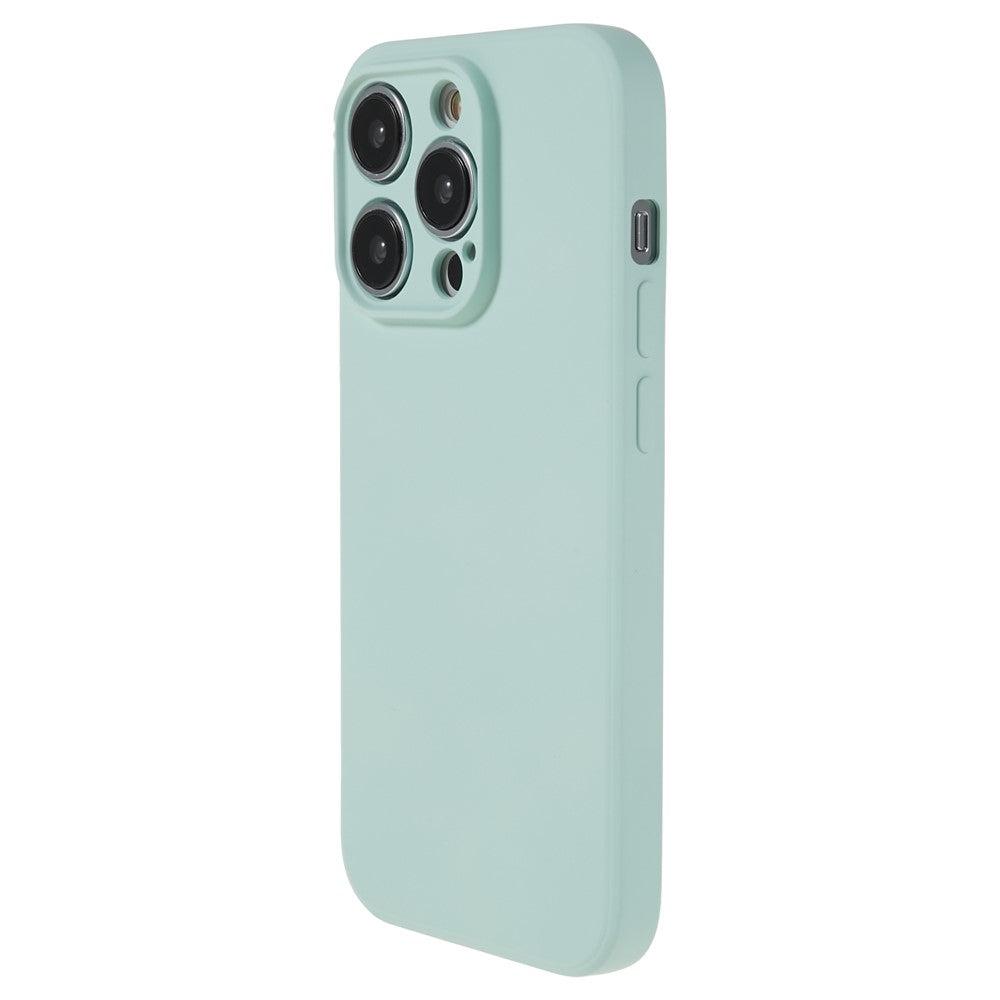 Candy Color Shell for iPhone 15 Pro Max Soft TPU Phone Case Fiber Lining Rubberized Phone Cover