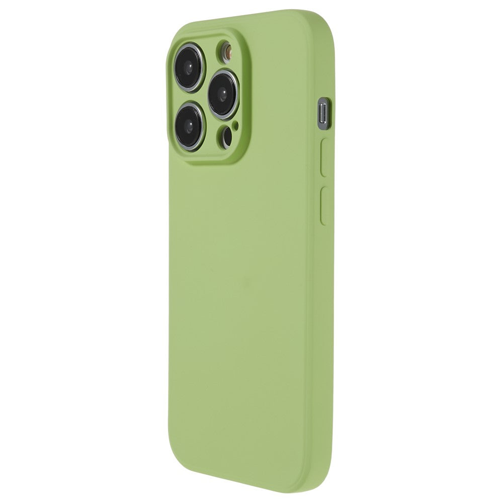 Candy Color Shell for iPhone 15 Pro Max Soft TPU Phone Case Fiber Lining Rubberized Phone Cover