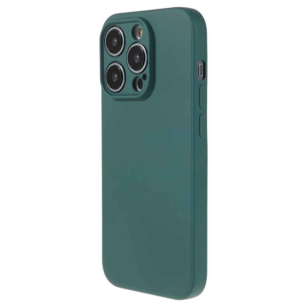Candy Color Shell for iPhone 15 Pro Max Soft TPU Phone Case Fiber Lining Rubberized Phone Cover