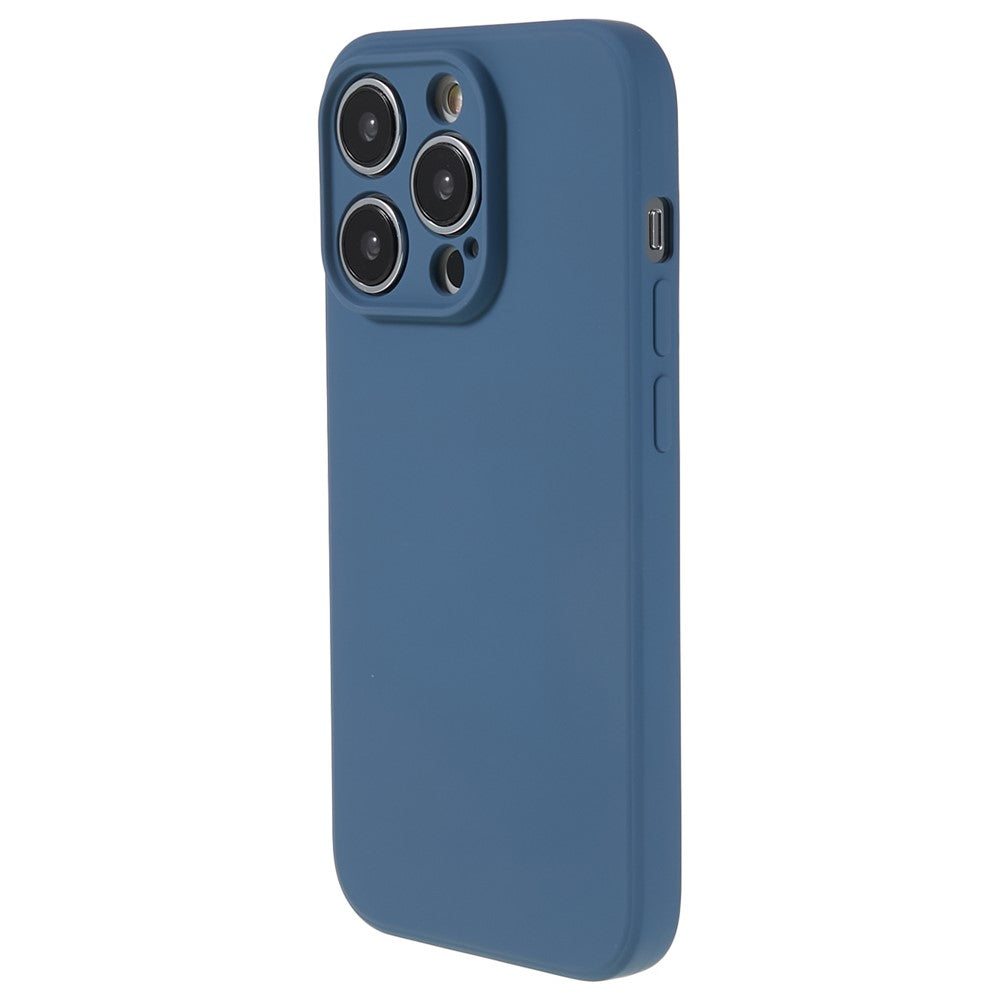 Candy Color Shell for iPhone 15 Pro Max Soft TPU Phone Case Fiber Lining Rubberized Phone Cover