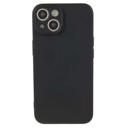 Fiber Lining Shell for iPhone 15 Candy Color Anti-Drop TPU Phone Case Rubberized Phone Cover