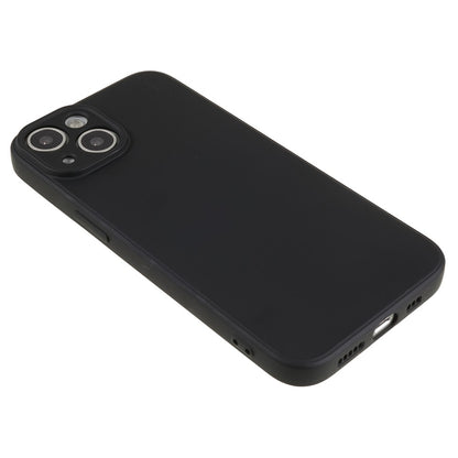 Fiber Lining Shell for iPhone 15 Candy Color Anti-Drop TPU Phone Case Rubberized Phone Cover