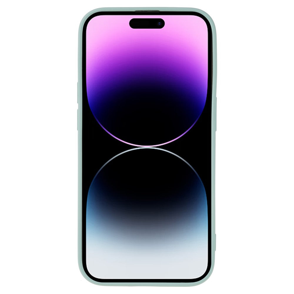 Rubberized Candy Color Shell for iPhone 15 Pro Soft TPU + Fiber Lining Phone Case Phone Cover